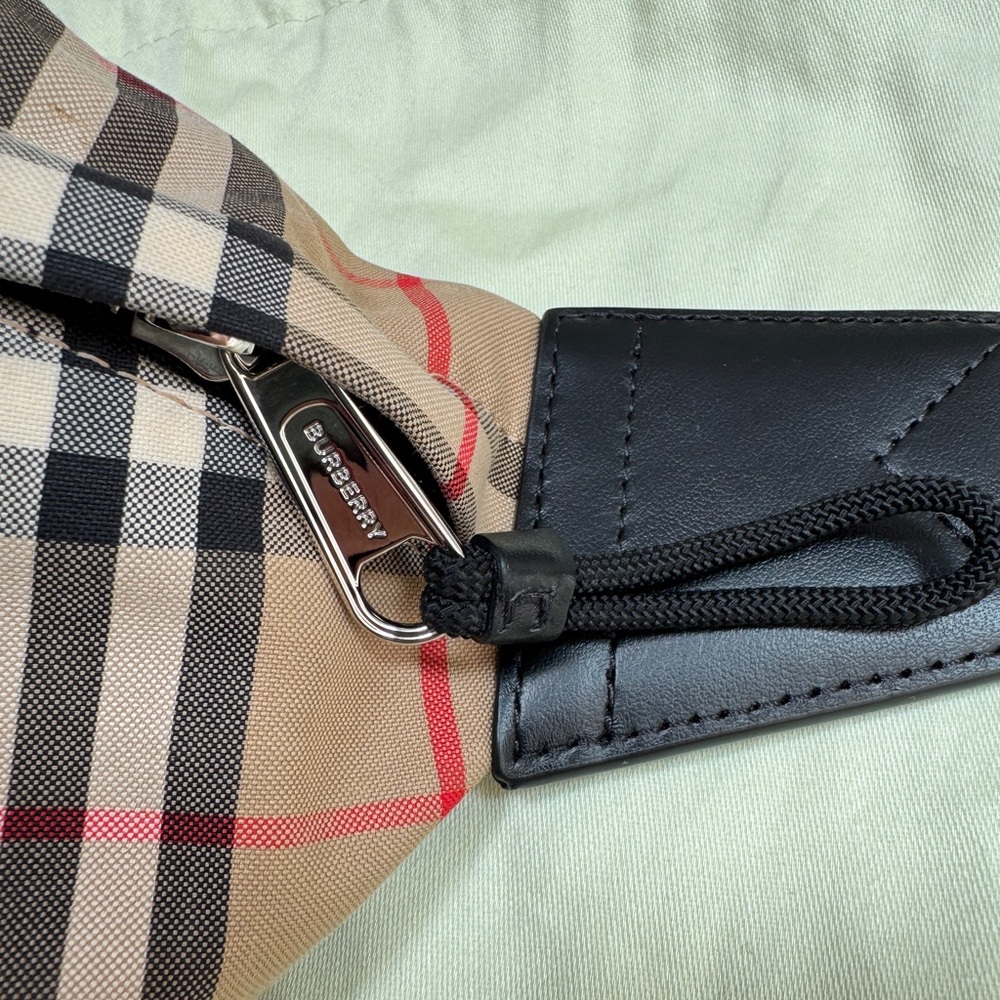 Burberry Sonny Check Canvas Belt Bum Bag - Picture 11 of 16